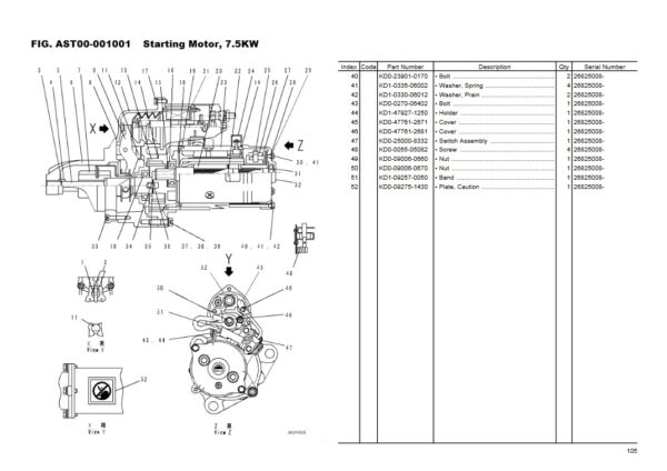 Komatsu D68ESS repair manual