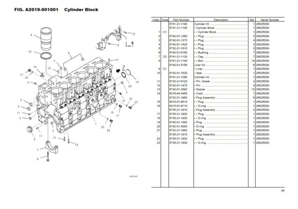 Komatsu D68ESS workshop manual