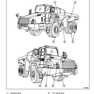 Komatsu HM400-2 Japan Dump Truck S.N 2372-2632 Operation and Maintenance Manual
